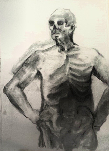 Skeleton Figure Study