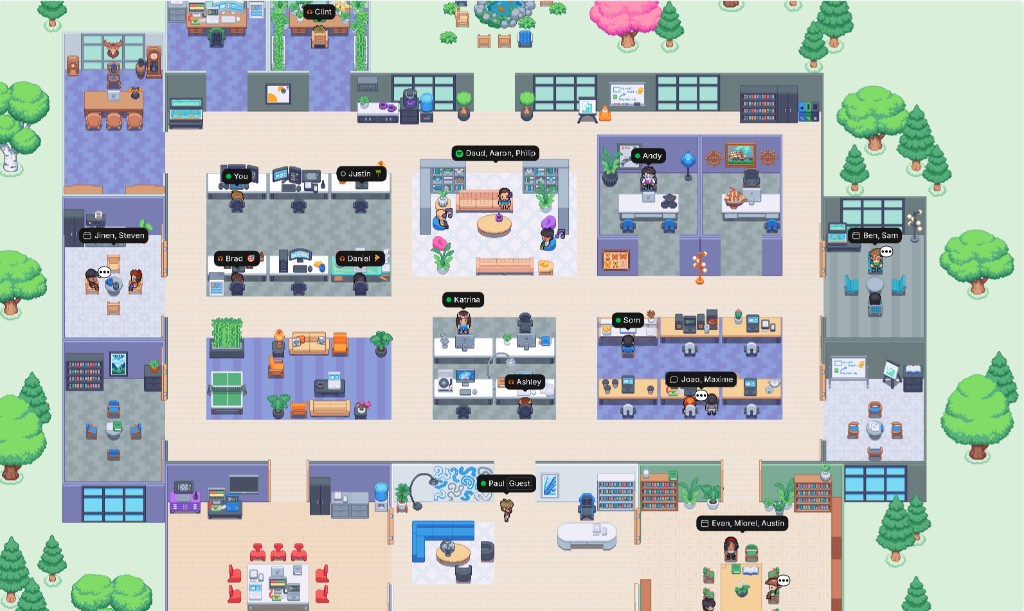 "gather office map"